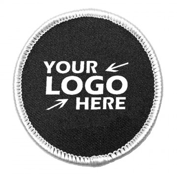 Round Embroidered Iron On Patch